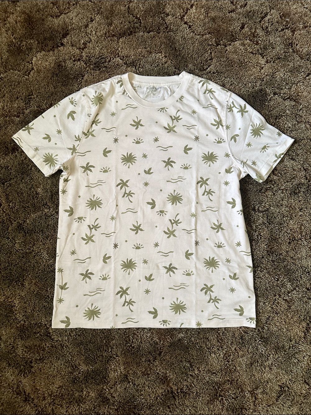 Sage Palm Print Shirt